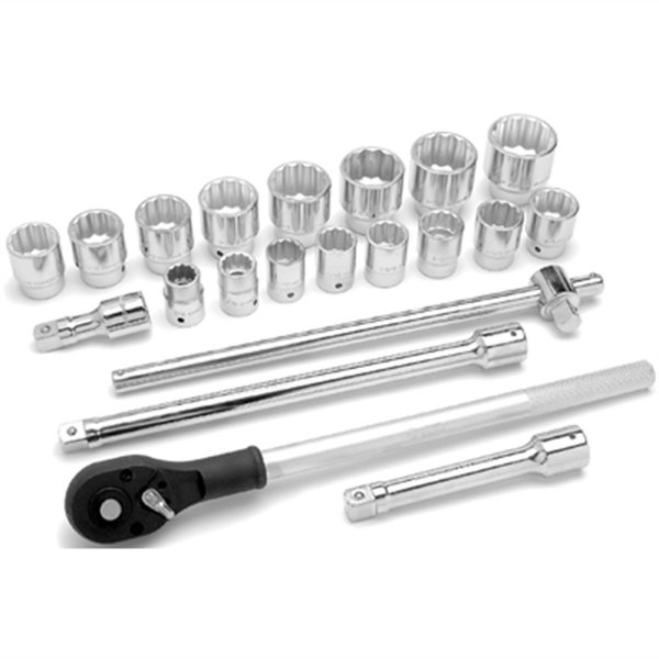 Performance Tool 21 Pc 3/4'' Dr SAE Skt Set W34904